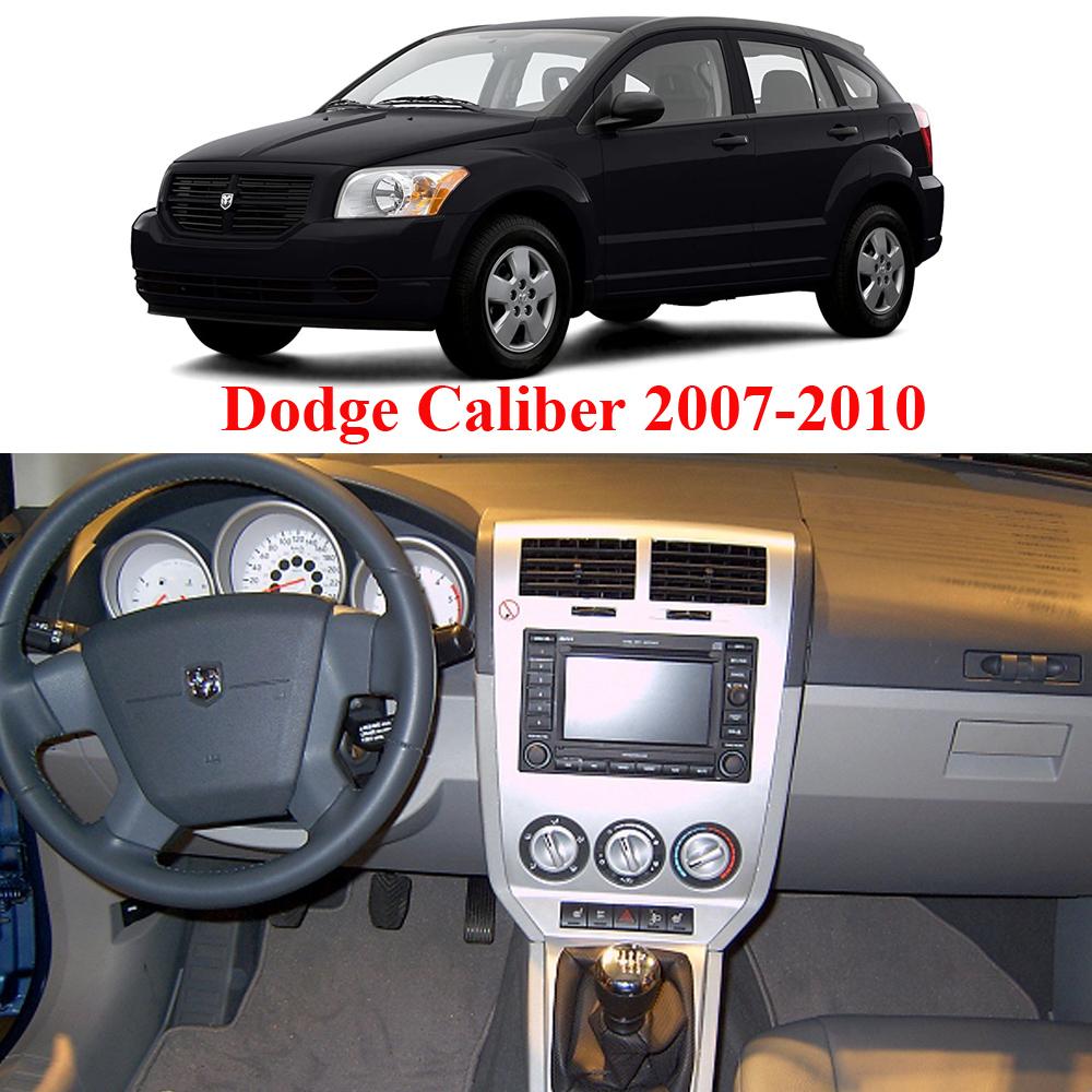 9-дюймовый автомобильный радиоприемник для Dodge Caliber 2007-2010, автомобильный мультимедийный видеоплеер, стерео радио, GPS-навигация, WIFI, 1 + 16 ГБ