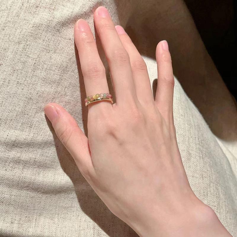 Кольцо-бабочка с цветной эмалью, женское отверстие, регулируемая ниша, уникальное кольцо высокого класса, новая тенденция ручных украшений