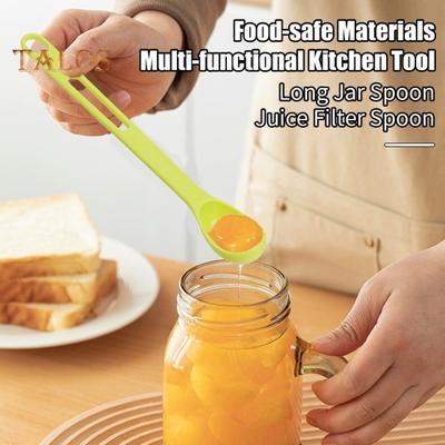 2-в-1 ложка с прорезями, вилка, которую можно мыть в посудомоечной машине, дуршлаг с длинной ручкой и вилкой, легко чистится, набор протекающих ложек для кухни, банки с оливками, маринованные огурцы