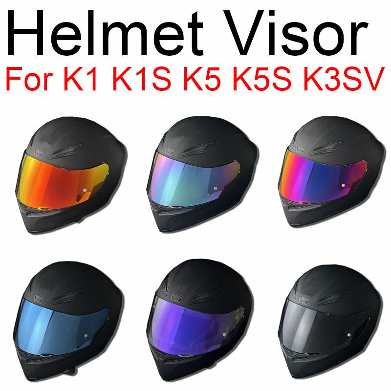 K1 Helmet Visor Face Shield Replacement Lens for AGV K1S Visor K5 K5S Visière Sunscreen Visera Casco Moto Gafas SturmbrilleSpeed Sensors 6