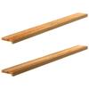 VidaXL Window Sills 2 Pcs Light Brown Solid Oak Wood 4009132