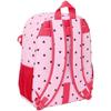 Sac à dos scolaire - SAFTA - Minnie Mouse Naive - Rose - Adaptable au chariot - Pour enfants