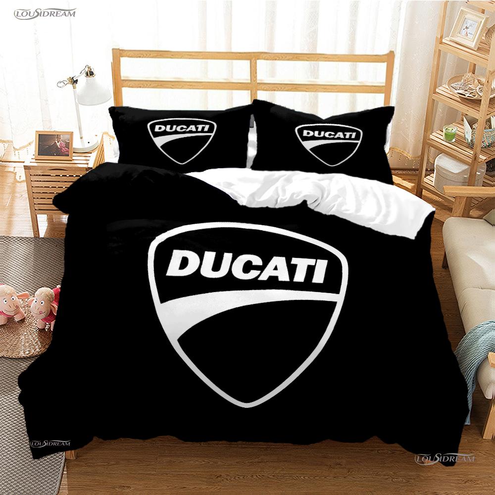 Moto Racing Casal All Season Duvet Cover Comforter Bedding Sets Soft Quilt Cover and Pillowcases Boys Single/Double/Queen/King