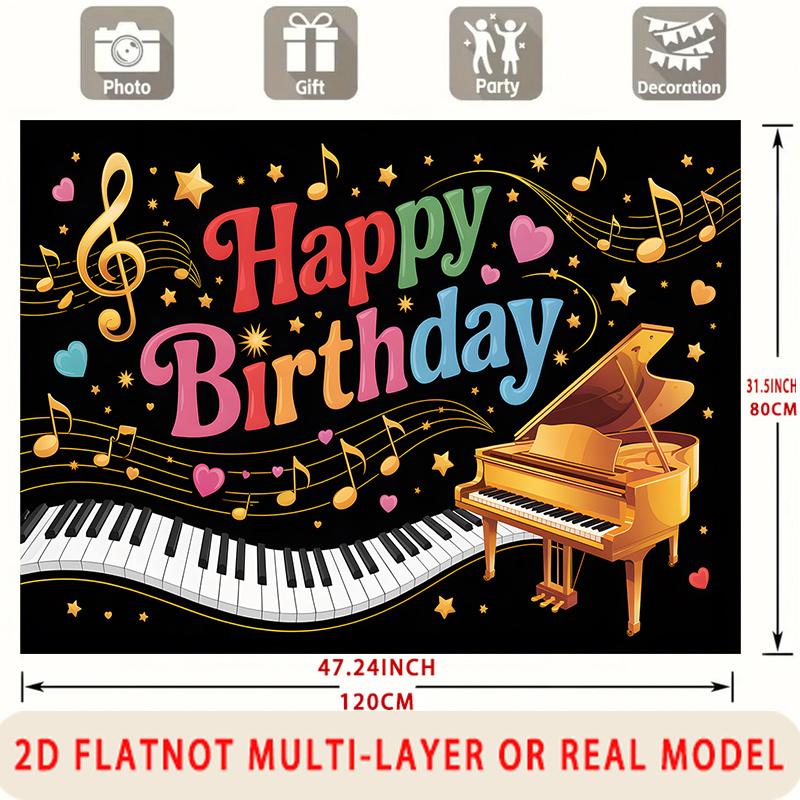 Party Backdrop Happy Birthday Birthday Photo Booth Background Front Door Decor