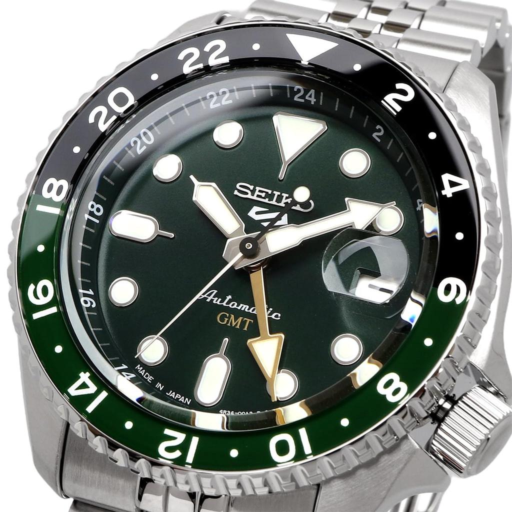 Seiko 5 SPORTS SKX серия автоматические механические часы модель GMT Seiko 5 Sports Сделано в Японии SSK035 Deep Green Overseas модель [Seiko] Мужские [Товар]