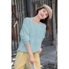 Mocana Textured Long Sleeve Knit Top