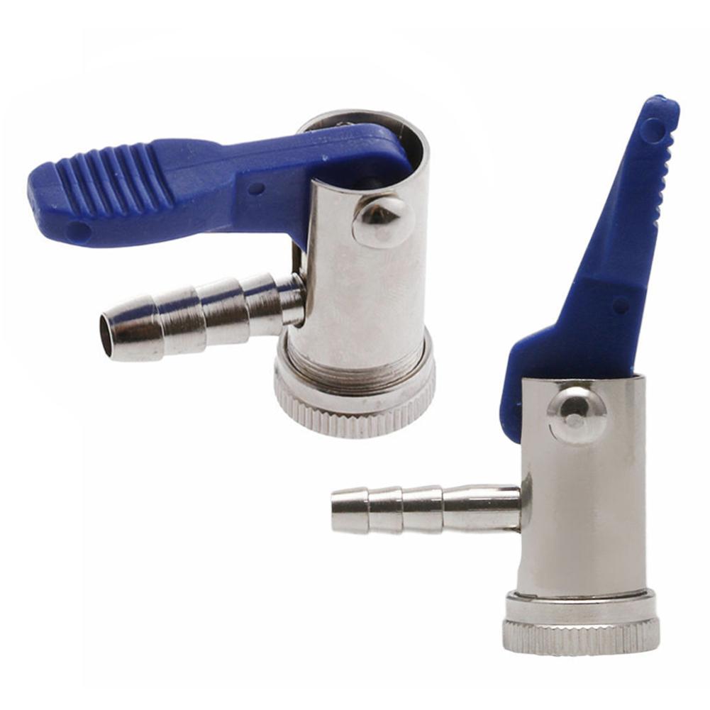 Super Wind Car MotorBicycle Tyre Tire Inflator Air Pump Valve Chuck Connector