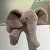 Super Soft Grey Elephant Plush Toys Cute Stuffed Flappy Ears Long Plush Elephant Animals Plushy Hugging Pillow Kids Xmas Gift