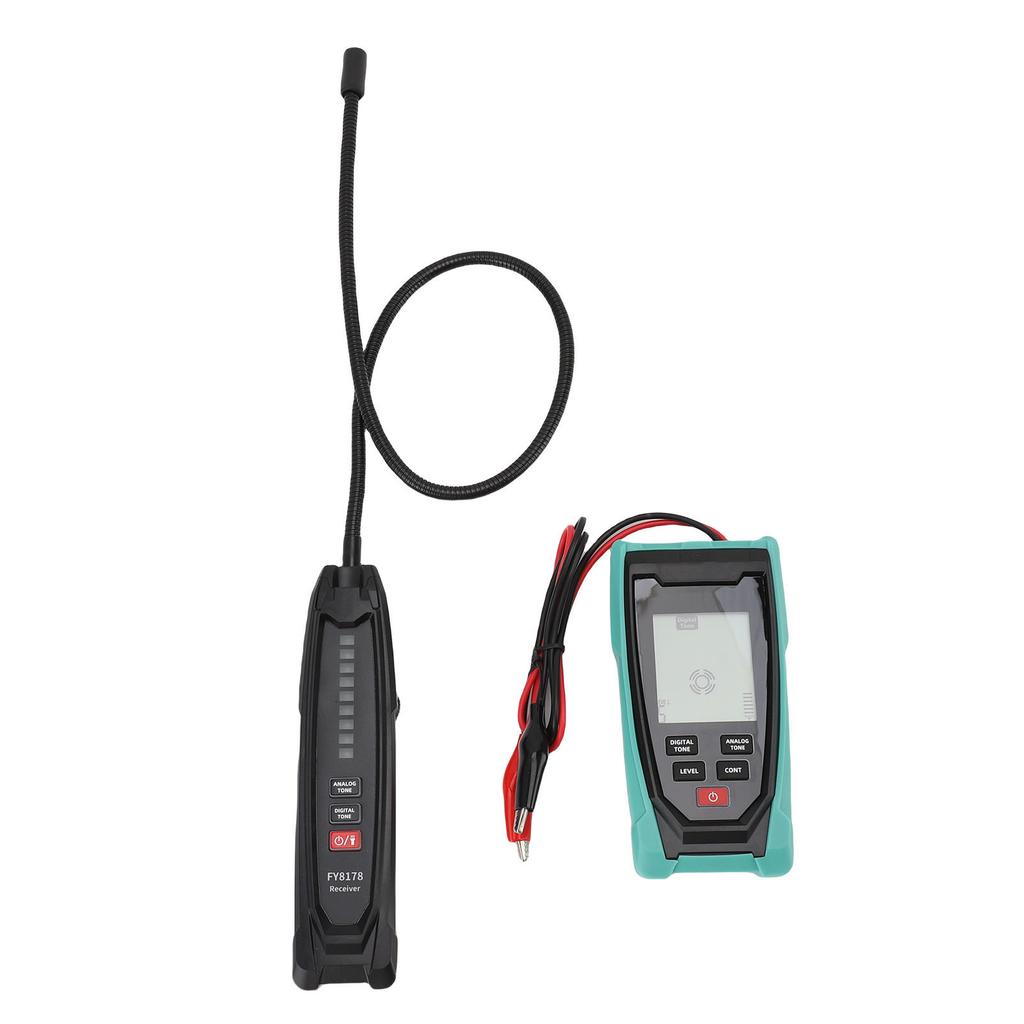 Underground Wire Locator Adjustable Sensitivity Digital Analog Buried Wire Tracer Cable Break Detector