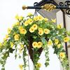 Vine Basket Wedding Hanging Fake Morning Glory Artificial Flowers Artificial Plants Silk  flower