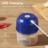 Wireless Electric Grinder with Sharp Blade Rechargeable Mini Size Multipurpose 40W Powerful Garlic Meat Grinder Kitchen Tool
