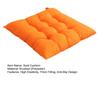 Seat Cushion with High Elasticity Thick Filling Anti-Slip Design Square Solid Color Style Chair Cushion Autumn Winter Chair Pad
