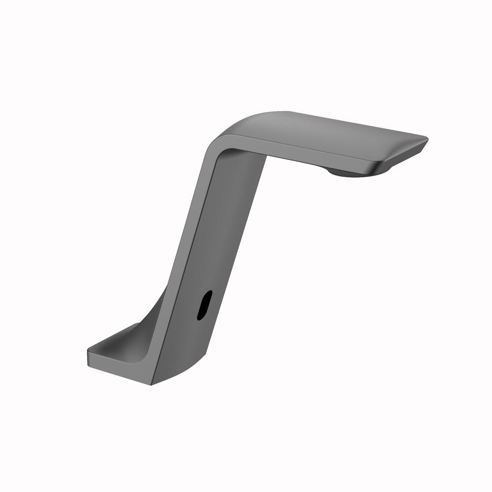 Пистолетный серый латунный автоматический бесконтактный смеситель для раковины в ванной комнате, умный инфракрасный датчик движения, одинарный холодный кран для раковины для мытья рук l