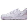 Li Ning Casual Versatile Non-Slip Lightweight Durable Low-Top Skate Shoes Women Sneakers White Purple AGCT342-1