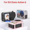 Мягкий силиконовый защитный чехол для DJI Osmo Action 6, ударопрочная крышка для камеры с крышкой для объектива, ремешок от падения, защитный корпус, аксессуар для экшн-камеры
