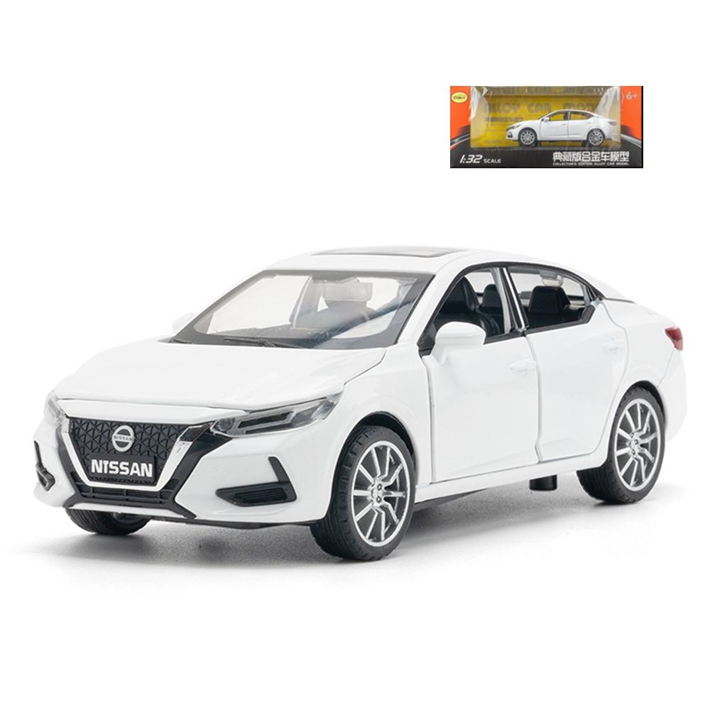 Литая под давлением модель автомобиля SYLPHY 1/32, коллекция игрушечных транспортных средств, звуки, подарки для детей