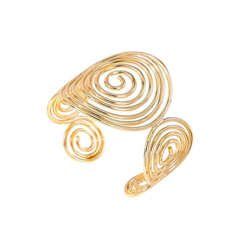 Женский браслет с узором «Спираль» Открывающийся браслет Аксессуары для рук