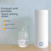 Compact Electric Travel Kettle - Portable Heated Water Cup and Insulated Health Pot