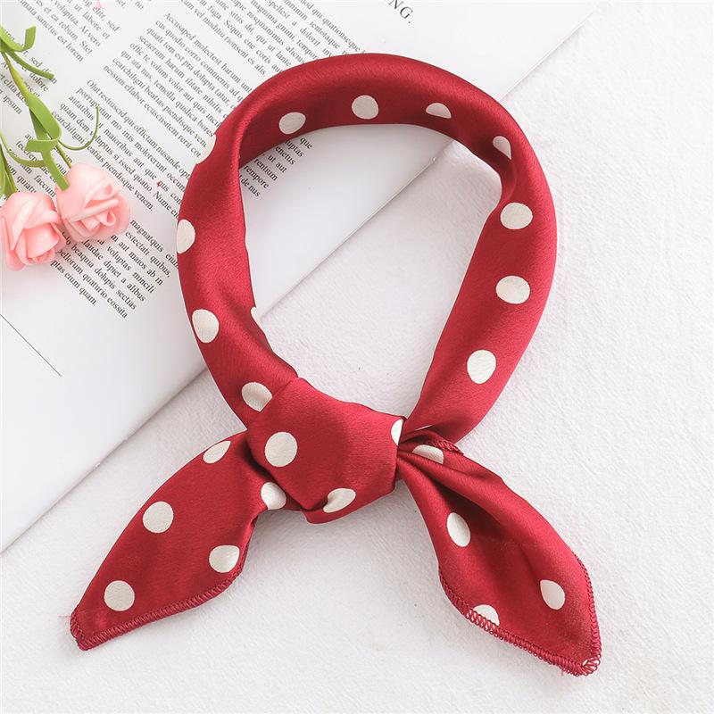 50 * 50 см шелковые шарфы весна и осень универсальное украшение профессиональные маленькие квадратные шарфы защита шеи связывающая сумка