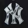Новая футболка унисекс из базовой коллекции MLB New York Yankees SS25, черная, 3ATSB6353-50BKS