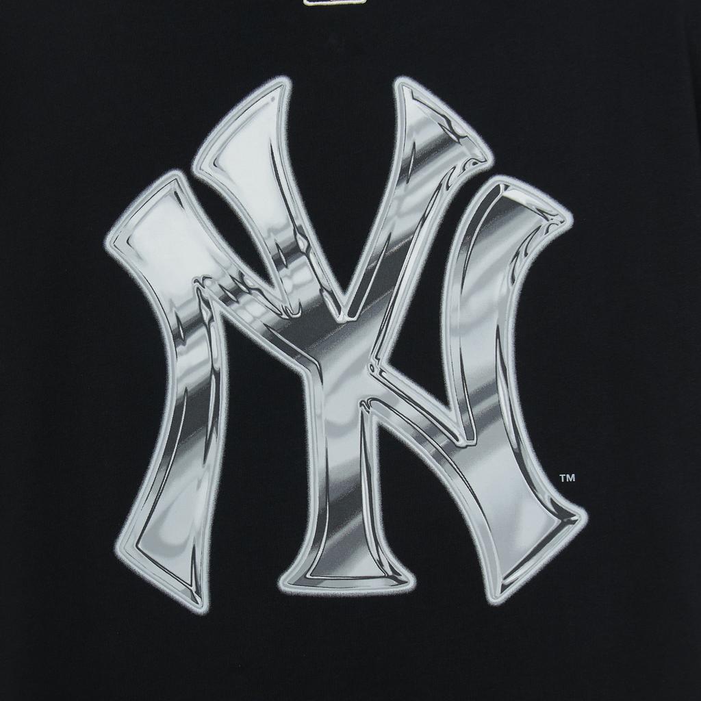 Новая футболка унисекс из базовой коллекции MLB New York Yankees SS25, черная, 3ATSB6353-50BKS