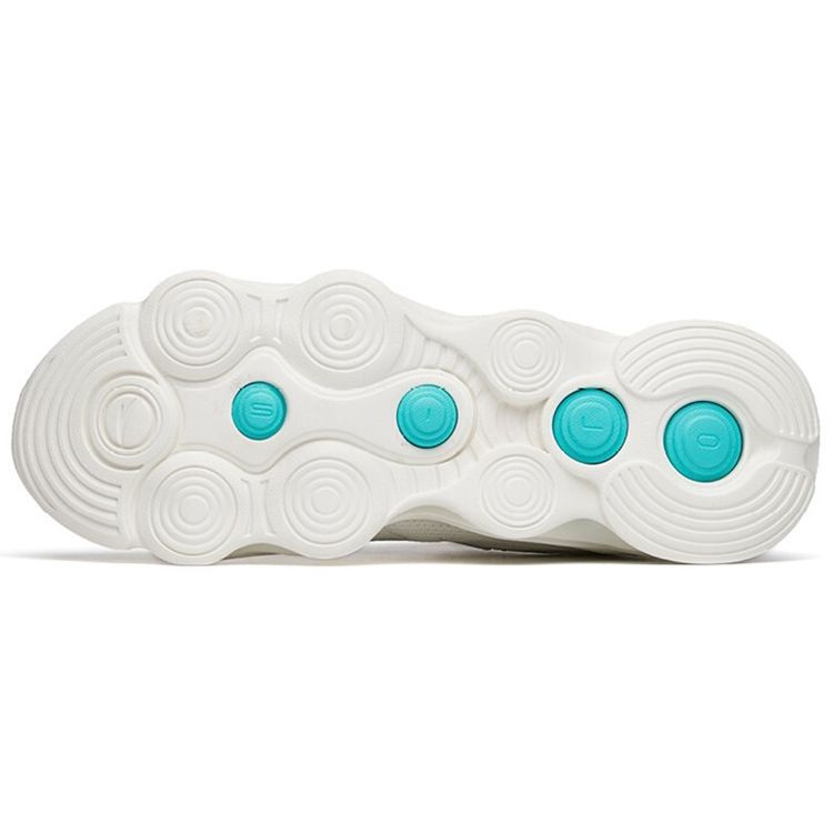 Anta Универсальные амортизирующие нескользящие прочные дышащие низкие кроссовки для бега для мужчин белые черные 112215555-4