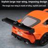 1:Модель игрушечного автомобиля Supra Z4 Масштаб 22 Двери открываются Звук Свет Оттянуть назад Миниатюрные модели суперкаров Игрушки Декор для дома Украшение