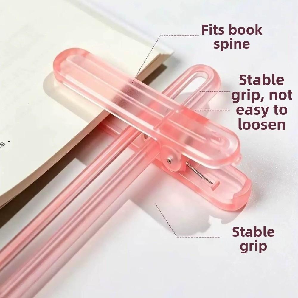 Slidable Book Page Holder Multi-functional Books Fixed Clip Folding Book Clip Office Home Use