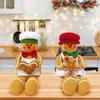 Chuangke Da Christmas Flannel Long-Leg Gingerbread Man Decoration & Gift