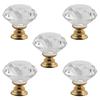 Style Glass for Drawer Dresser Crystal Pulls Handles Cabinet Knobs Door Handle Drawer Knobs