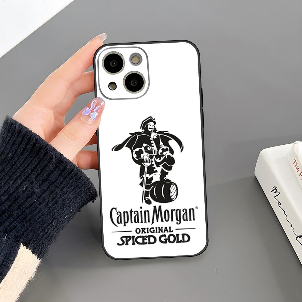 Роскошный чехол для телефона C_Captain Morgan с ромом Для iPhone 17 Air 15 Pro Max 14 Pro 16 Plus 12 13 11 Xr X Xs 8 7 Plus Задняя крышка