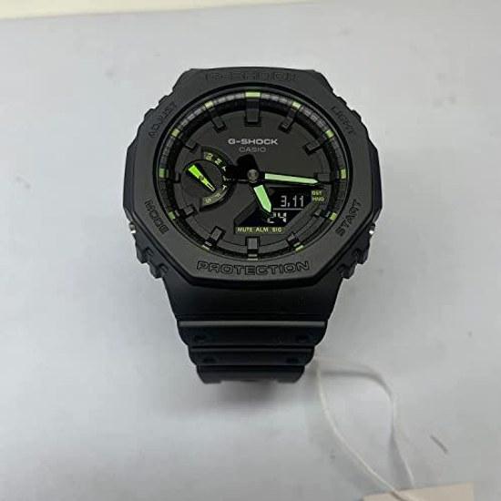 Наручные часы G-Shock неоновый акцент зеленый GA2100-1A3