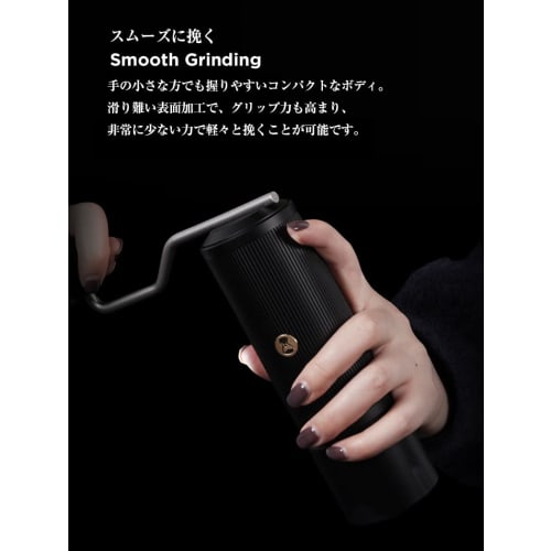 TIMEMORE Kuriko Xlite Hand Coffee Grinder, Manual Operation, S2C Patented Mortar, All-Metal, 30g Capacity, Easy to Clean, Labor-Saving, for Home Use (