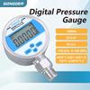 YB80A Industrial Digital Pressure Gauge Stainless Steel LCD Vacuum High Pressure Sensor for Hydraulic HVAC Automation