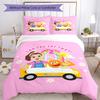 3pcs Ms. Rachel Bedding Set Duvet Cover Closure Includes 1 Duvet Cover & 2 Pillowcases, Soft and Comfortable for All Seasons.