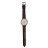 MASTERWORKS Watch Quattro/002 (Silver/Dark Brown)