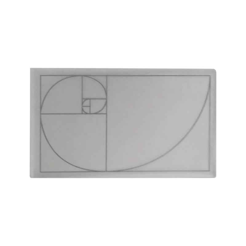 Средство просмотра золотого сечения, портативный искатель видов композиции Фибоначчи, инструмент для просмотра масштаба фотографии, размер кредитной карты