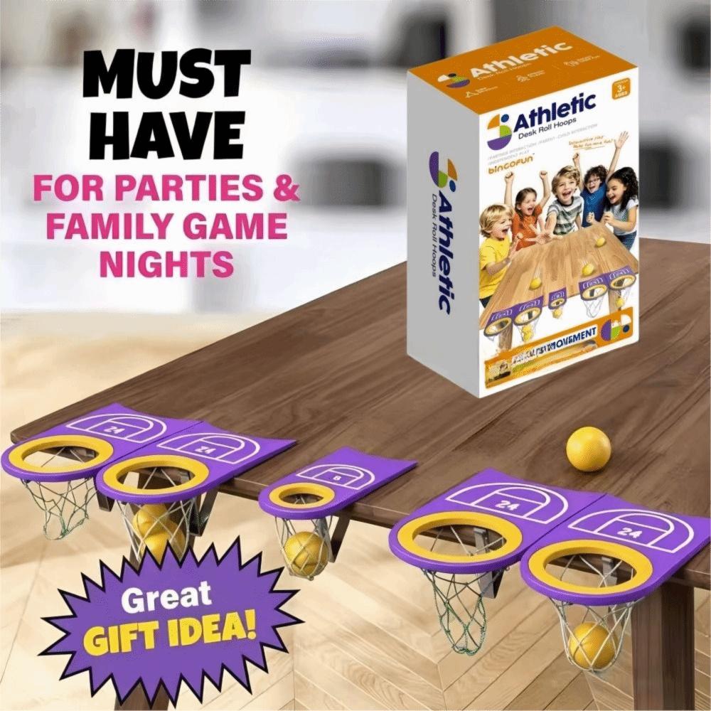 Colorful Desktop Table Tennis Game 5 Pong Balls Interactive Party Game  for Team Play