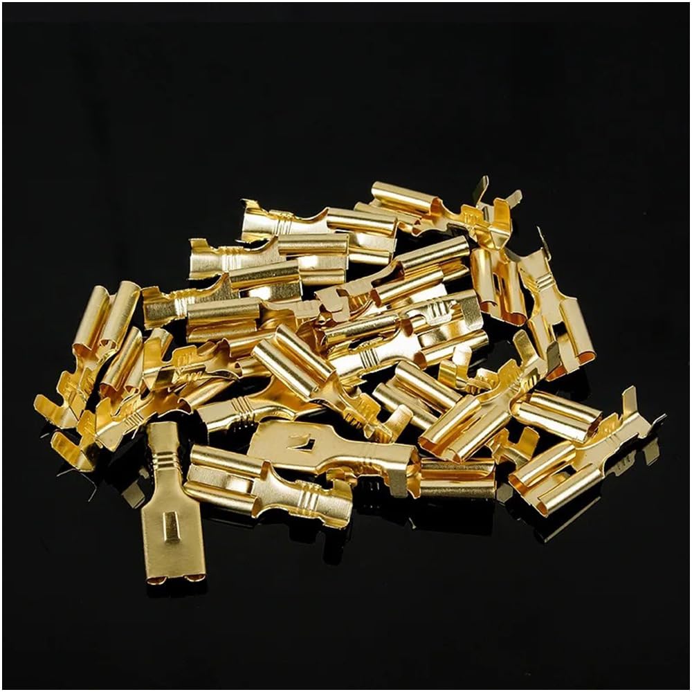 YJRUNFU 315 Piece Set of 315 Universal Waterproof Flat Terminals Insulation Sleeves Gold Male/Female