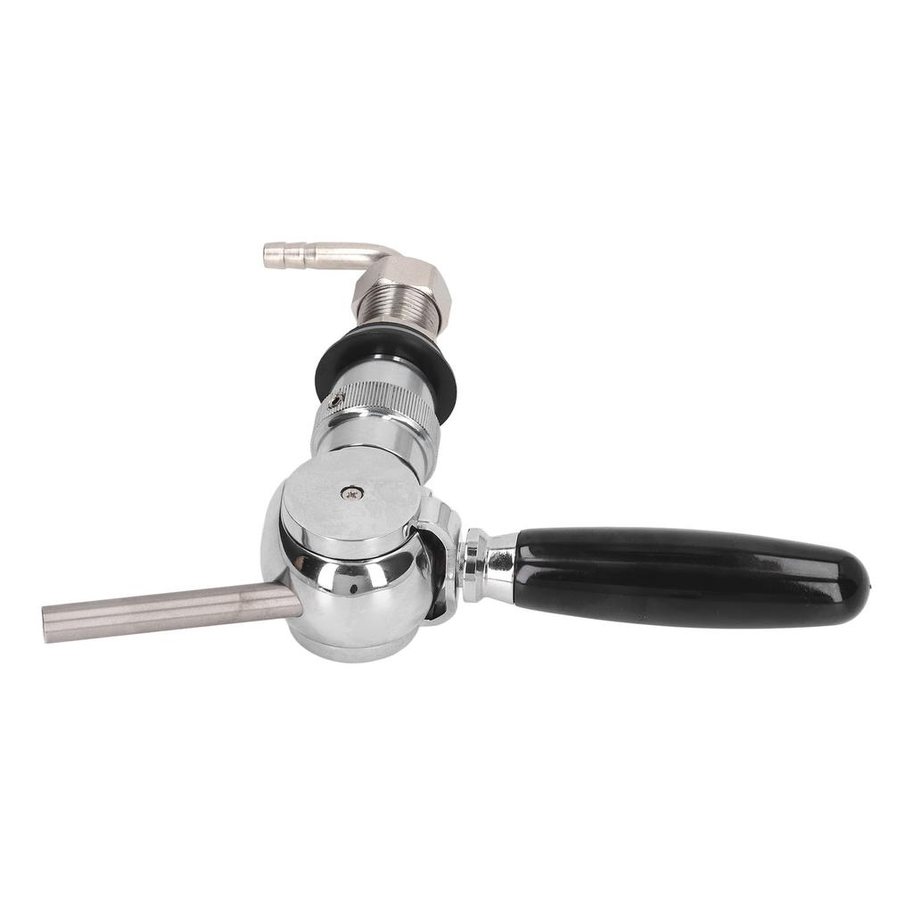 Beer Keg Tap Stainless Steel Spheroidal Flow Rate Control Beer Tap Faucet for Bar Home