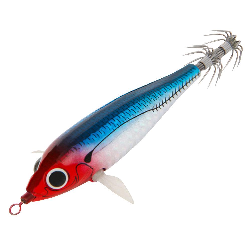 83mm Luminous Squid Lure Night Fishing Lamp Hook Double Hook Cuttlefish Attracting Lure Fish Shaped for Saltwater Freshwater