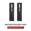 ASE5   Leather Car Seat Belt Shoulder Protection Pad Cover Sticker For KIA Rio K5 K2 Sportage Ceed Sorento Picanto Stinger