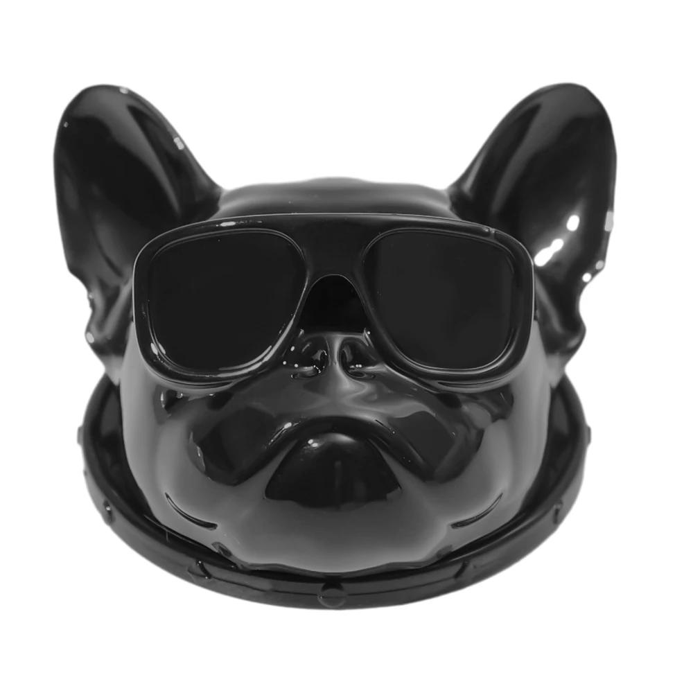 Защитная крышка кнопки запуска одним нажатием 3D Французский бульдог Наклейка на отделку автомобиля Кнопка запуска зажигания двигателя автомобиля Декоративная крышка