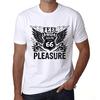 Men’s Vintage Tee Shirt Graphic T Shirt Feel The Pleasure White