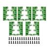 DRG-01 PCB Brackets Plastic Green Mounting Holder Replacement 4.2x1x1.8cm