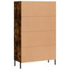 Highboard Smoked Oak 69.5 x 31 x 115 cm Particleboard