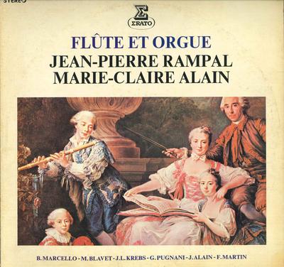 LP Пластинка ЖАН-ПЬЕР РАМПАЛЬ, МАРИ-КЛЕР АЛ - Флейта И Орган OS2716RE ERATO 1972 Япония Классика Б/У