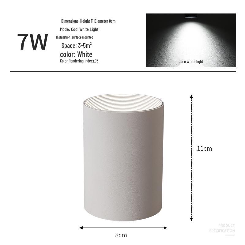 Накладные точечные светильники с антибликовой поверхностью для гостиной, спальни и прихожей