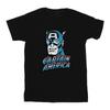 Marvel Mens Captain America Distressed T-Shirt