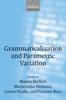 Книга Grammaticalization and Parametric Variation
